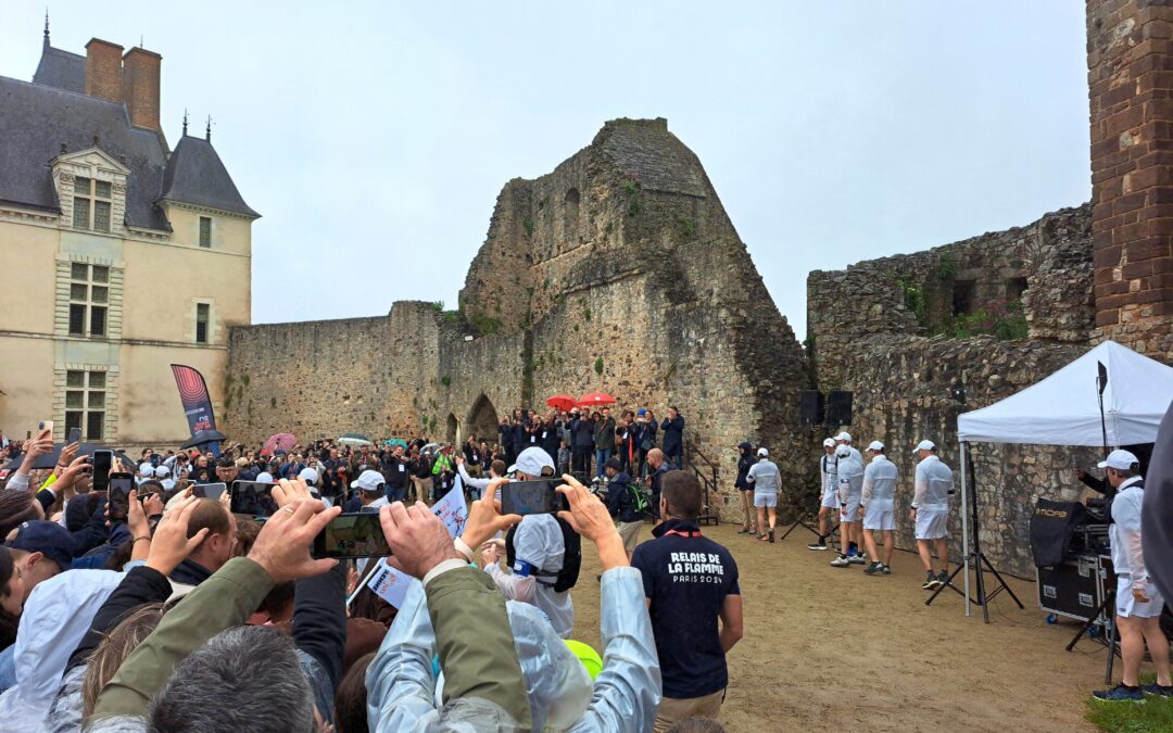 Passage de la flamme olympique